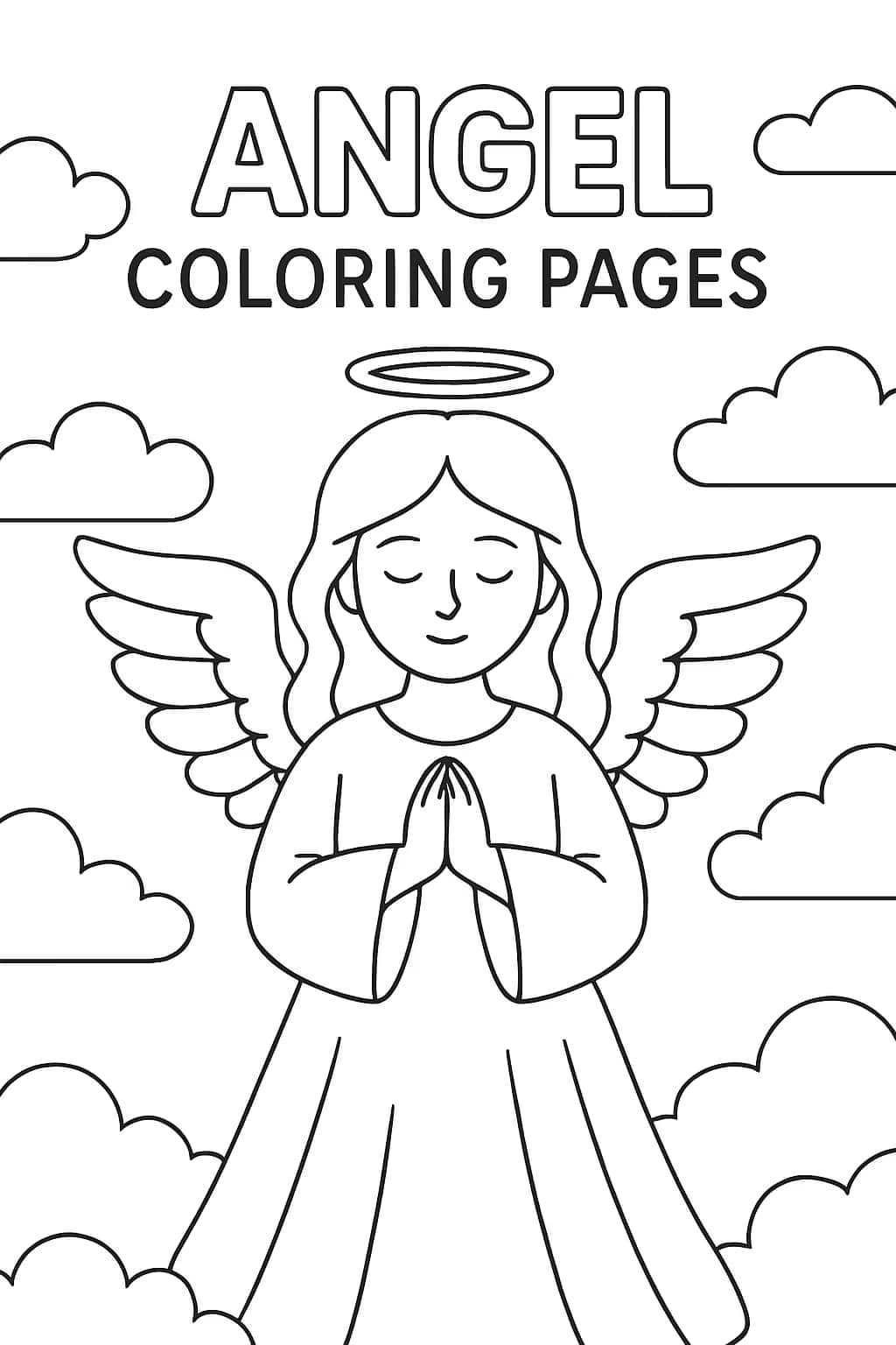 Angel Coloring Pages | Free Printable Sheets for All Ages - Coloring Pages