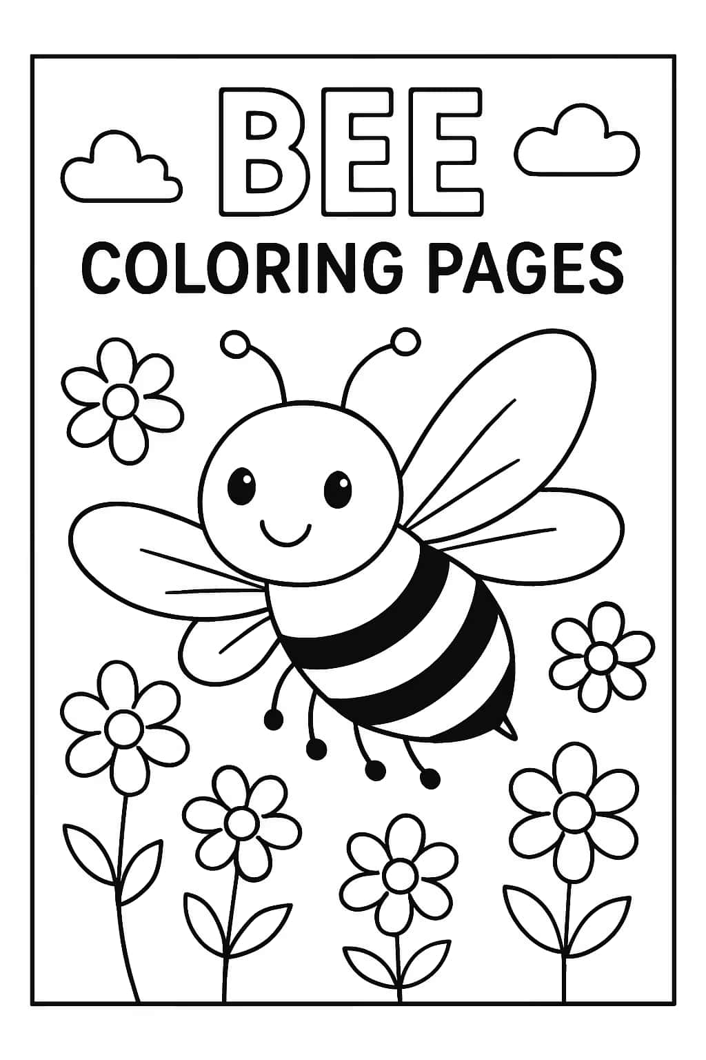 Bee Coloring Pages | Free Printable Sheets for All Ages - Coloring Pages