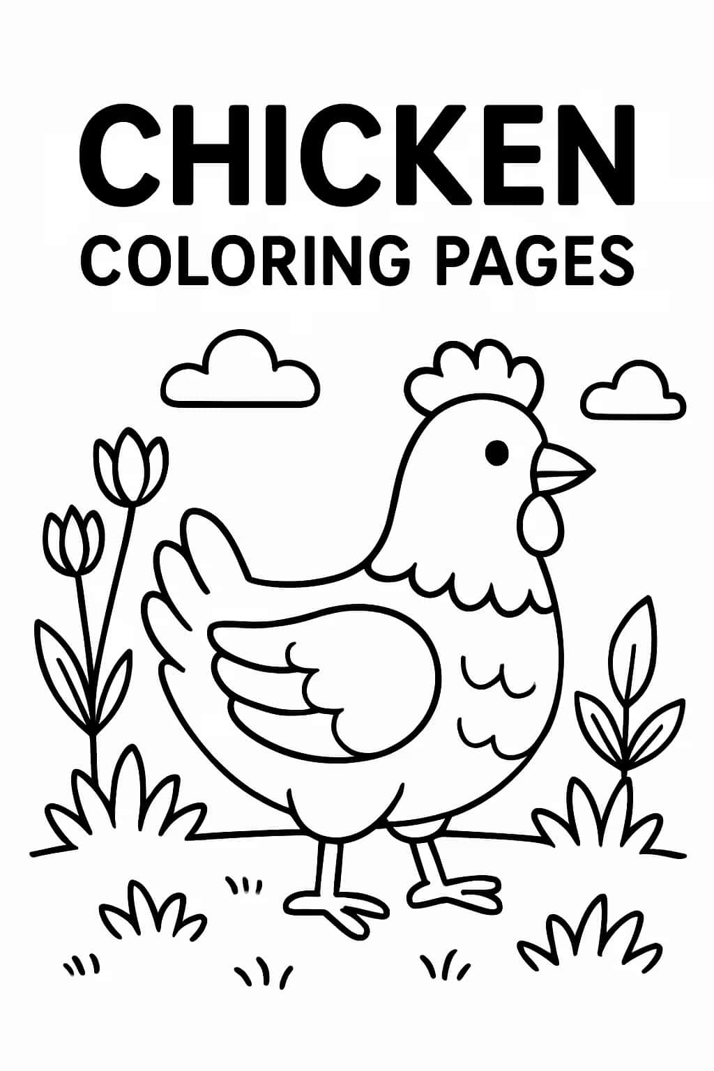 Chicken Coloring Pages | Free Printable Sheets for All Ages - Coloring Pages