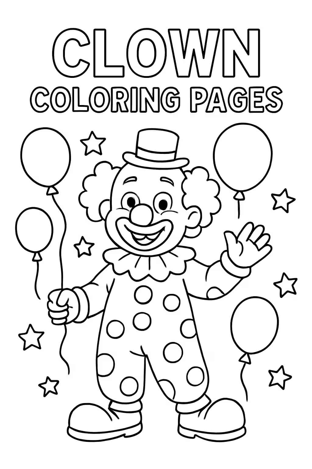 Clown Coloring Pages | Free Printable Circus Fun Sheets - Coloring Pages