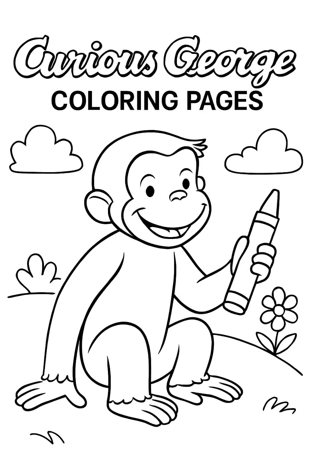 Curious George Coloring Pages | Free Printable Sheets for All Ages - Coloring Pages