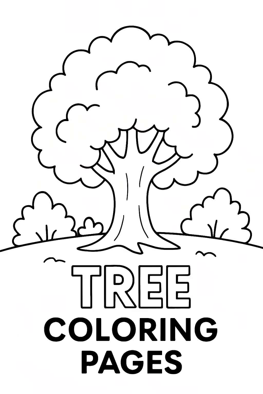Tree Coloring Pages | Free Printable Sheets for All Ages - Coloring Pages