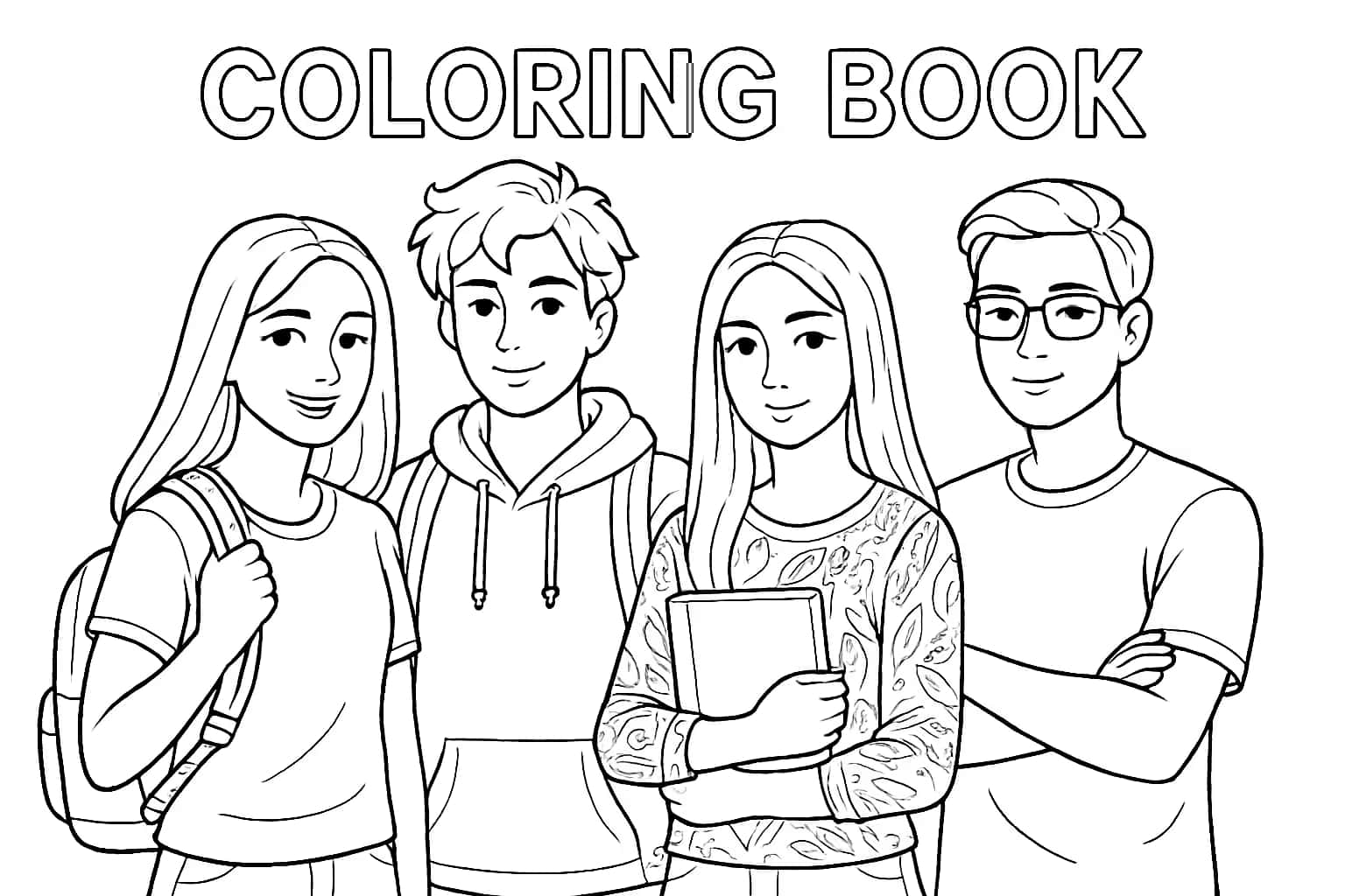 Coloring pages for teenagers - age-group