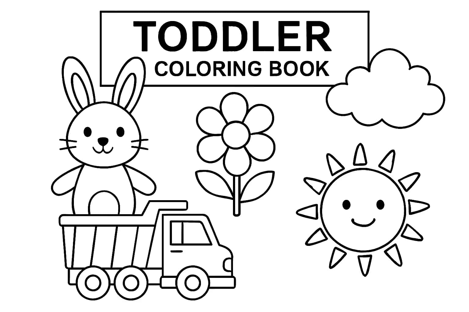 Coloring pages for toddlers - age-group