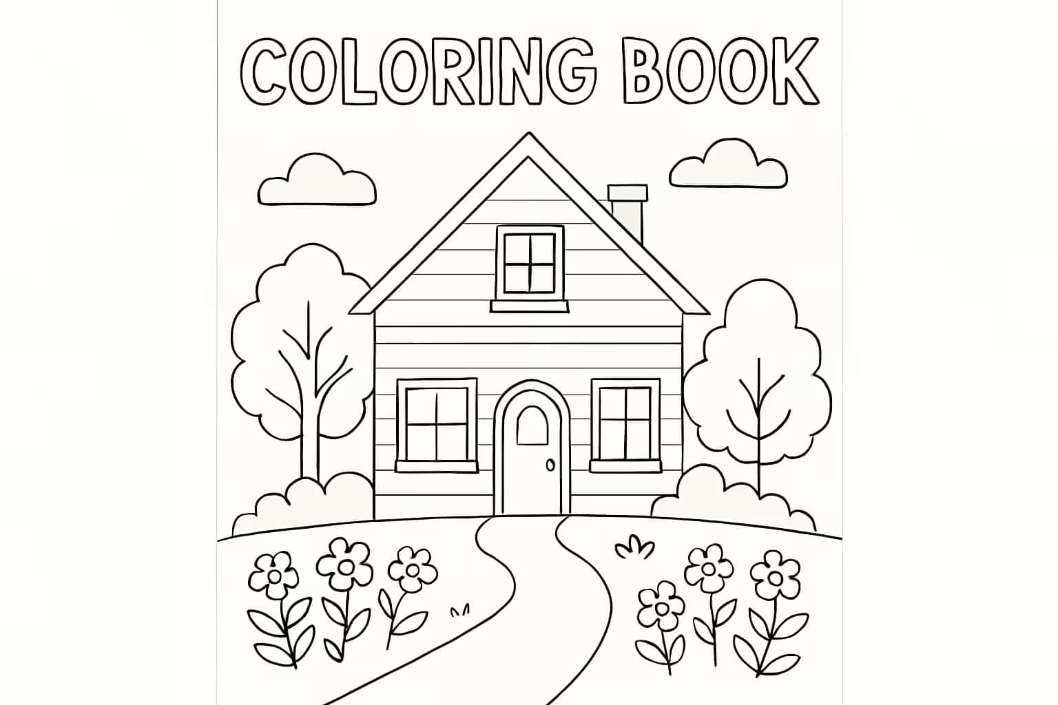 House Coloring Pages | Free Printable Sheets for Kids & Adults - Coloring Pages