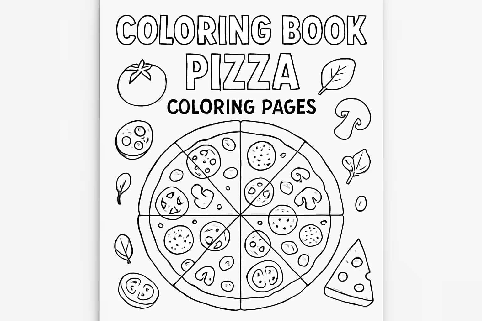 Pizza Coloring Pages | Free Printable Pizza Art for All Ages - Coloring Pages
